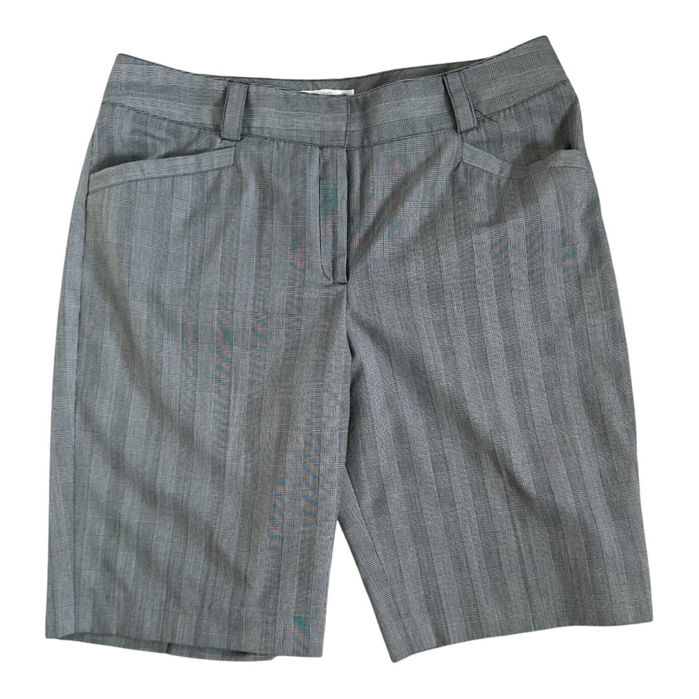 Sport Haley Bermuda Shorts Black Plaid Size See Measurements